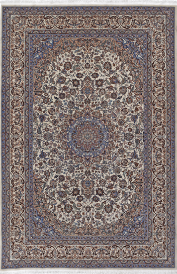 Hand Knotted Heritage Wool Rug - 5' 11" X 8' 10" 5' 11" X 8' 10" (180 X 269) / Ivory / Wool