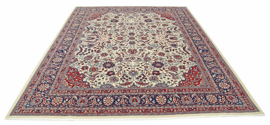 Hand Knotted Heritage Wool Rug - 8' 2" X 9' 11" 8' 2" X 9' 11" (249 X 302) / Ivory / Wool