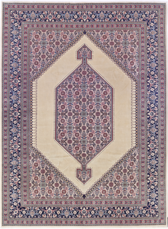 Hand Knotted Heritage Wool Rug - 7' 11" X 10' 10" 7' 11" X 10' 10" (241 X 330) / Ivory / Wool