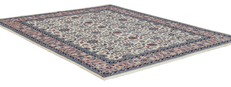 Hand Knotted Heritage Wool Rug - 8' 1" X 10' 1" 8' 1" X 10' 1" (246 X 307) / Ivory / Wool