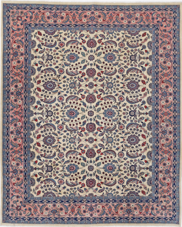 Hand Knotted Heritage Wool Rug - 8' 1" X 10' 1" 8' 1" X 10' 1" (246 X 307) / Ivory / Wool