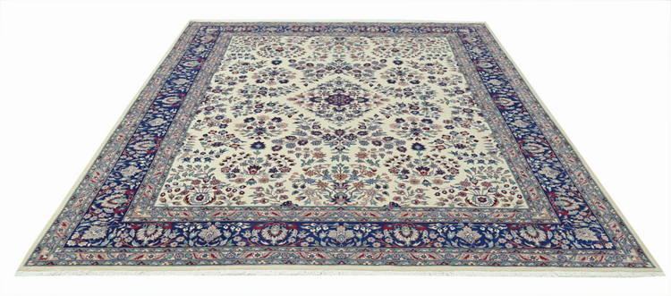 Hand Knotted Heritage Wool Rug - 8' 3" X 10' 0" 8' 3" X 10' 0" (251 X 305) / Ivory / Wool