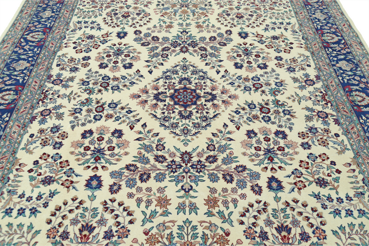 Hand Knotted Heritage Wool Rug - 8' 3" X 10' 0" 8' 3" X 10' 0" (251 X 305) / Ivory / Wool