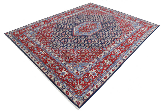 Hand Knotted Heritage Wool Rug - 8' 0" X 9' 10" 8' 0" X 9' 10" (244 X 300) / Blue / Wool