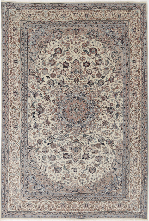 Hand Knotted Heritage Wool Rug - 5' 11" X 8' 11" 5' 11" X 8' 11" (180 X 272) / Ivory / Wool