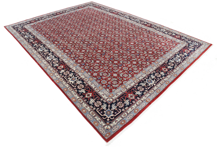 Hand Knotted Heritage Wool Rug - 8' 3" X 11' 6" 8' 3" X 11' 6" (251 X 351) / Red / Wool