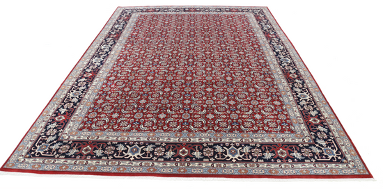 Hand Knotted Heritage Wool Rug - 8' 3" X 11' 6" 8' 3" X 11' 6" (251 X 351) / Red / Wool