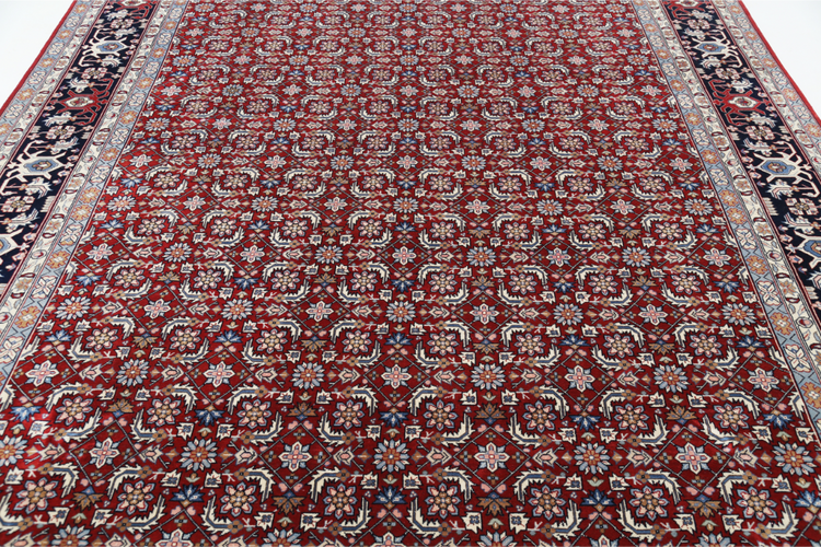 Hand Knotted Heritage Wool Rug - 8' 3" X 11' 6" 8' 3" X 11' 6" (251 X 351) / Red / Wool