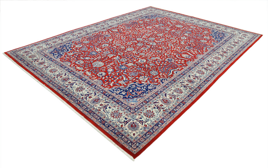 Hand Knotted Heritage Wool Rug - 9' 0" X 11' 8" 9' 0" X 11' 8" (274 X 356) / Red / Wool