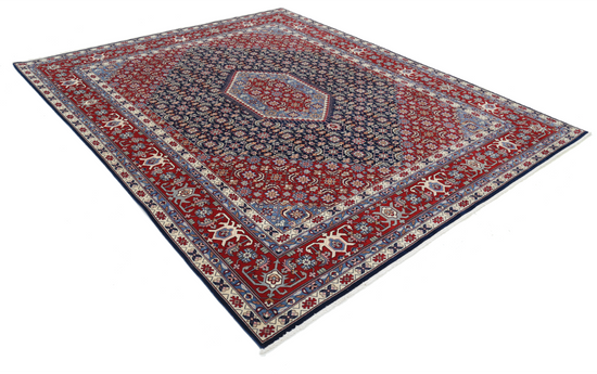 Hand Knotted Heritage Wool Rug - 8' 0" X 9' 10" 8' 0" X 9' 10" (244 X 300) / Blue / Wool