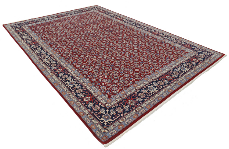 Hand Knotted Heritage Wool Rug - 8' 1" X 11' 6" 8' 1" X 11' 6" (246 X 351) / Red / Wool