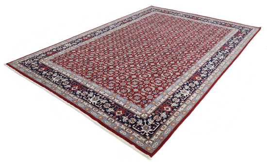 Hand Knotted Heritage Wool Rug - 8' 1" X 11' 6" 8' 1" X 11' 6" (246 X 351) / Red / Wool