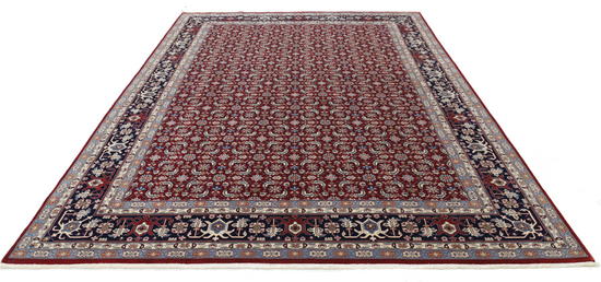 Hand Knotted Heritage Wool Rug - 8' 1" X 11' 6" 8' 1" X 11' 6" (246 X 351) / Red / Wool