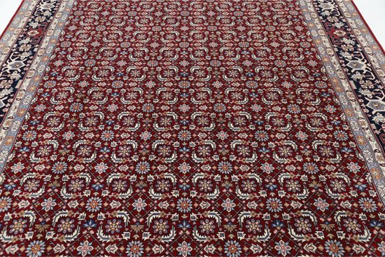 Hand Knotted Heritage Wool Rug - 8' 1" X 11' 6" 8' 1" X 11' 6" (246 X 351) / Red / Wool