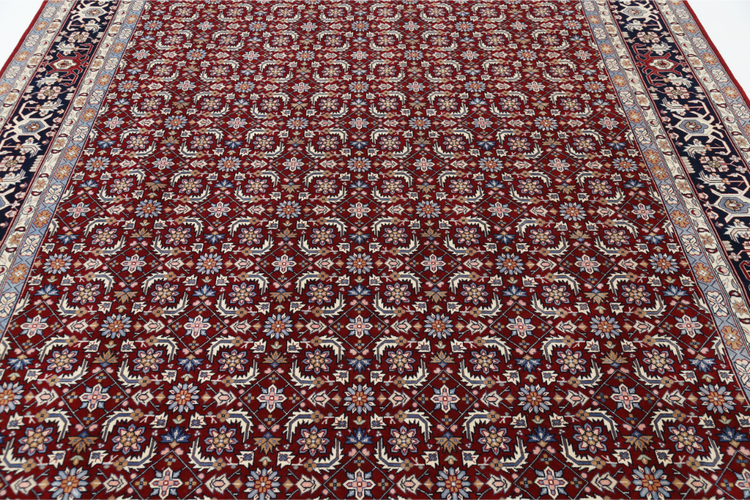 Hand Knotted Heritage Wool Rug - 8' 1" X 11' 6" 8' 1" X 11' 6" (246 X 351) / Red / Wool