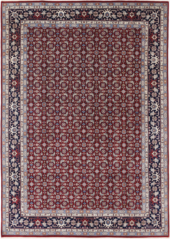 Hand Knotted Heritage Wool Rug - 8' 1" X 11' 6" 8' 1" X 11' 6" (246 X 351) / Red / Wool