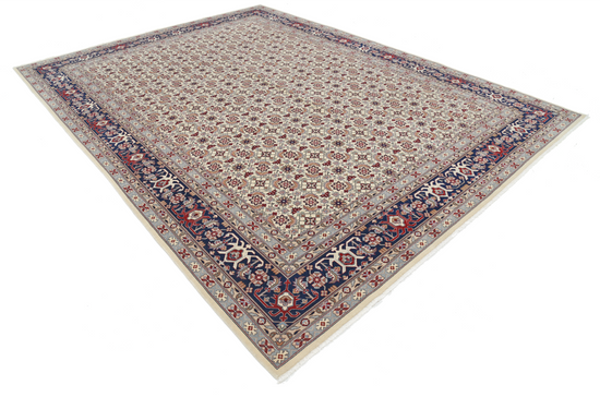 Hand Knotted Heritage Wool Rug - 9' 0" X 12' 0" 9' 0" X 12' 0" (274 X 366) / Ivory / Wool