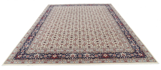 Hand Knotted Heritage Wool Rug - 9' 0" X 12' 0" 9' 0" X 12' 0" (274 X 366) / Ivory / Wool