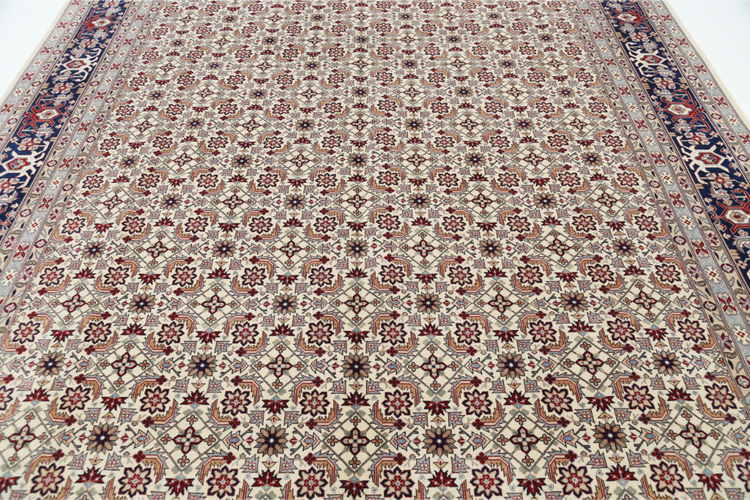 Hand Knotted Heritage Wool Rug - 9' 0" X 12' 0" 9' 0" X 12' 0" (274 X 366) / Ivory / Wool