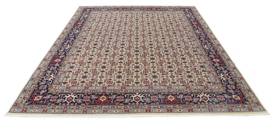 Hand Knotted Heritage Wool Rug - 8' 0" X 10' 1" 8' 0" X 10' 1" (244 X 307) / Ivory / Wool