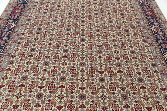 Hand Knotted Heritage Wool Rug - 8' 0" X 10' 1" 8' 0" X 10' 1" (244 X 307) / Ivory / Wool