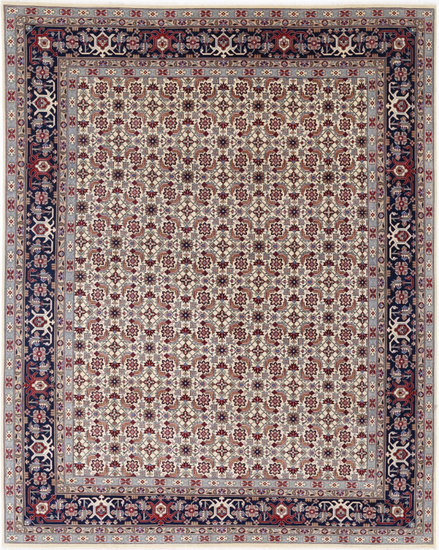 Hand Knotted Heritage Wool Rug - 8' 0" X 10' 1" 8' 0" X 10' 1" (244 X 307) / Ivory / Wool