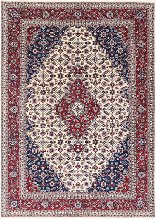 Hand Knotted Heritage Wool Rug - 7' 0" X 10' 0" 7' 0" X 10' 0" (213 X 305) / Ivory / Wool