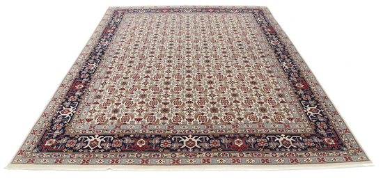 Hand Knotted Heritage Wool Rug - 8' 0" X 10' 0" 8' 0" X 10' 0" (244 X 305) / Ivory / Wool