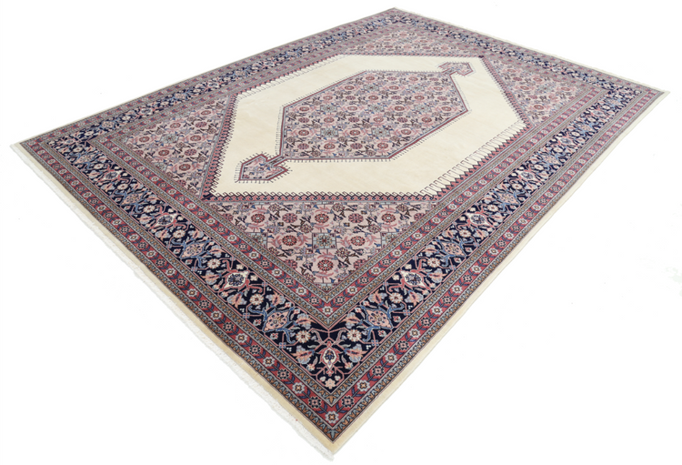 Hand Knotted Heritage Wool Rug - 8' 0" X 11' 0" 8' 0" X 11' 0" (244 X 335) / Ivory / Wool