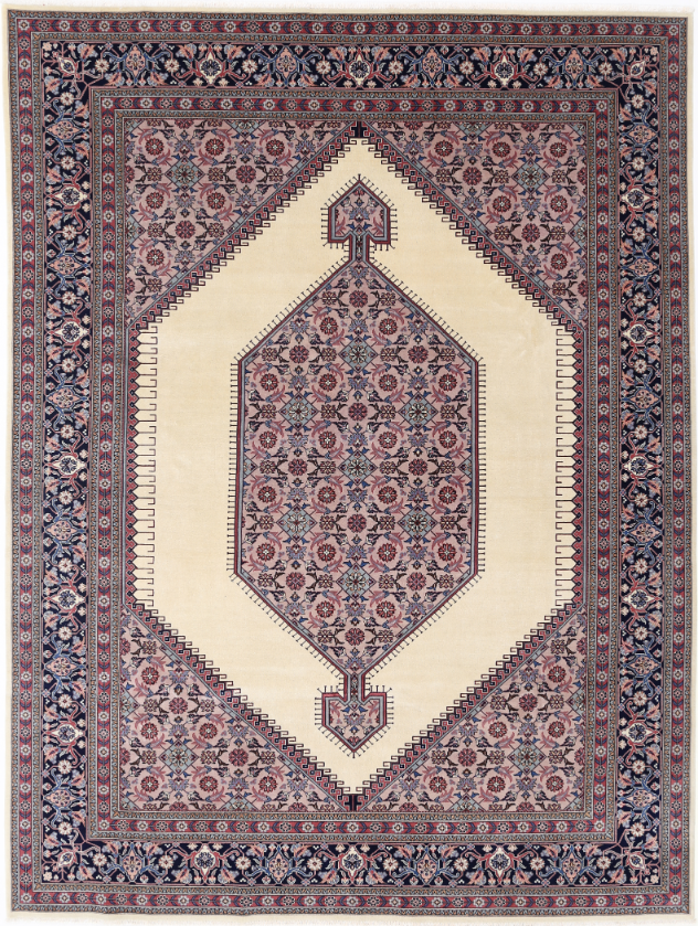 Hand Knotted Heritage Wool Rug - 8' 0" X 11' 0" 8' 0" X 11' 0" (244 X 335) / Ivory / Wool