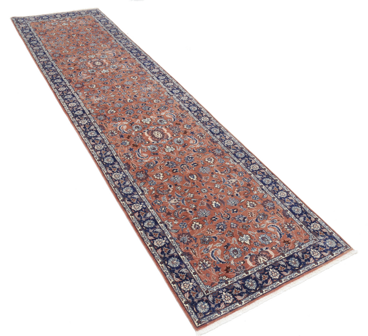 Hand Knotted Heritage Wool Rug - 2' 8" X 10' 0" 2' 8" X 10' 0" (81 X 305) / Brown / Wool