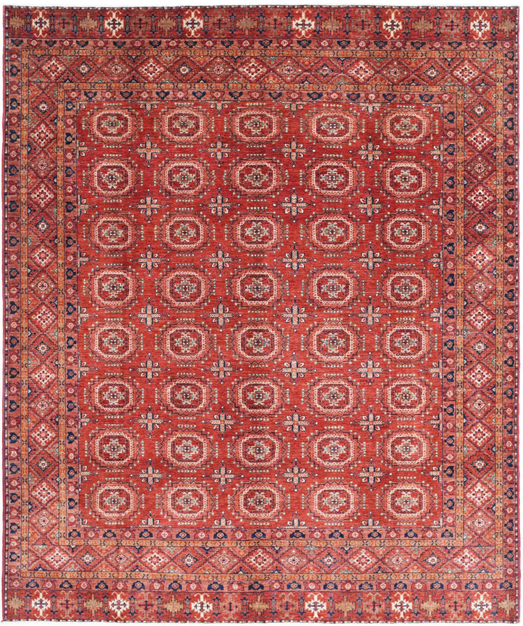 Hand Knotted  Humna Wool Rug - 8'2'' x 9'8''