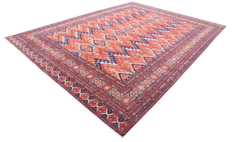 Hand Knotted Humna Wool Rug - 10' 0" X 13' 8" 10' 0" X 13' 8" (305 X 417) / Multi / Wool