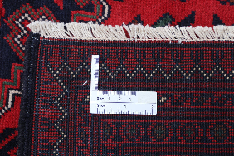 Hand Knotted Afghan Khamyab Wool Rug - 9'10'' x 16'1''