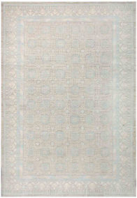 Hand Knotted Khotan Wool Rug - 12' 0" X 17' 9" 12' 0" X 17' 9" (366 X 541) / Taupe / Wool