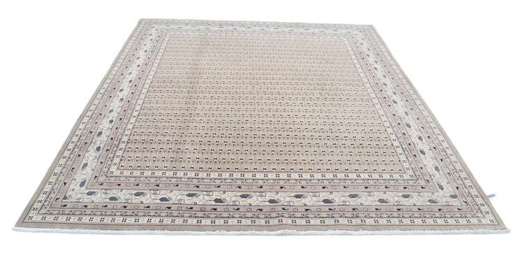 Hand Knotted Persian Mir Saraband Wool Rug - 7'8'' x 8'7''
