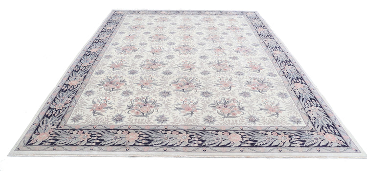 Hand Knotted Heritage Pak Persian Wool Rug - 9'0'' x 11'9''