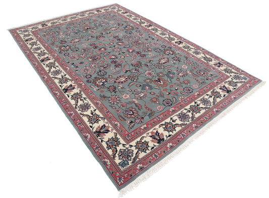 Hand Knotted Heritage Pak Persian Wool Rug - 6'2'' x 8'11''