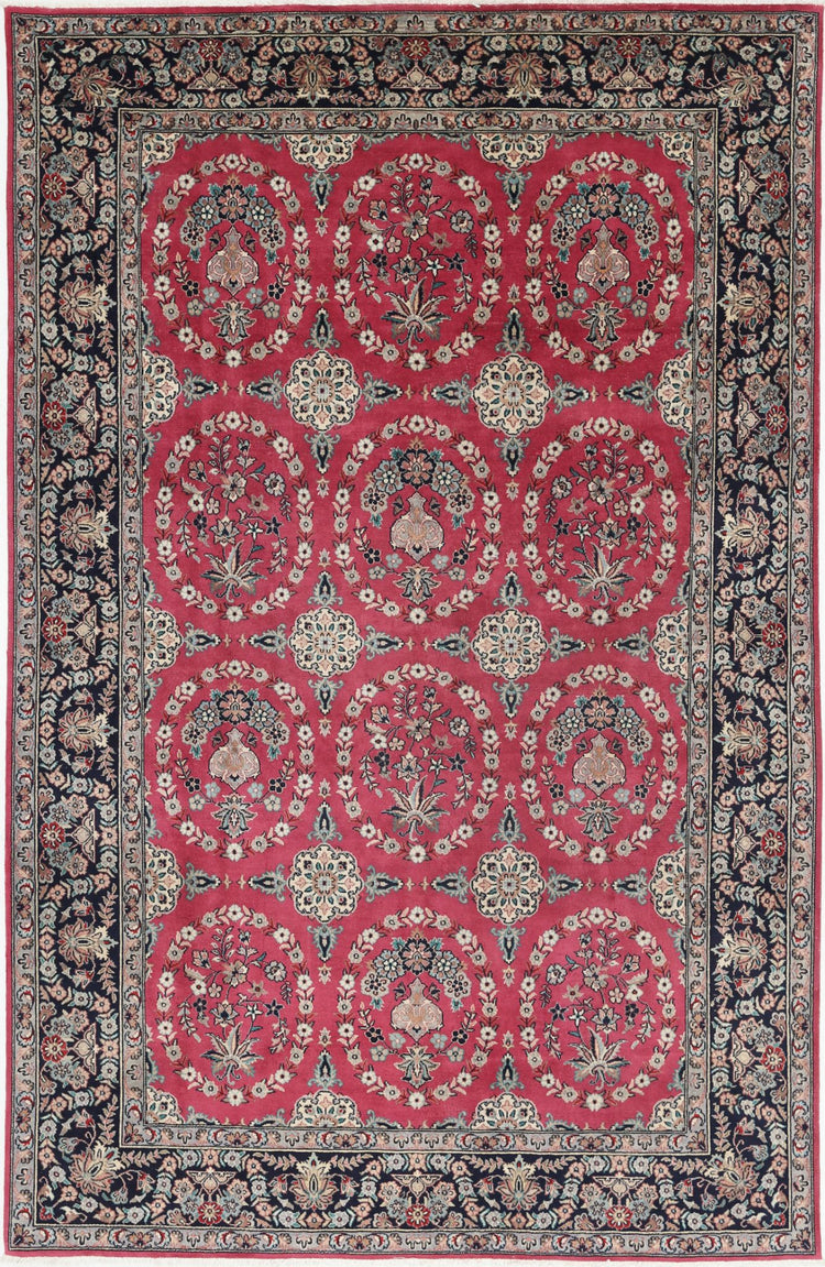 Hand Knotted Heritage Pak Persian Wool Rug - 5'10'' x 9'3''