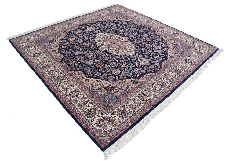 Hand Knotted Heritage Fine Persian Style Wool Rug - 7'0'' x 7'2''