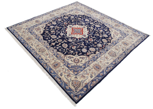 Hand Knotted Heritage Fine Persian Style Wool Rug - 5'11'' x 6'3''