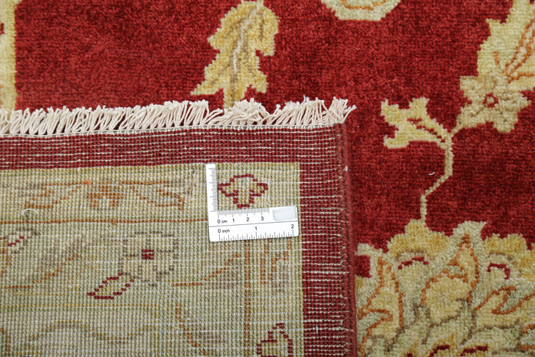 Hand Knotted Ziegler Wool Rug - 9'10'' x 14'0''