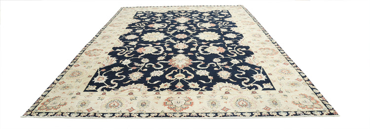 Hand Knotted Ziegler Wool Rug - 9'9'' x 13'10''