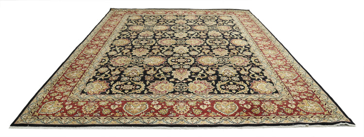 Hand Knotted Ziegler Wool Rug - 10'0'' x 13'9''