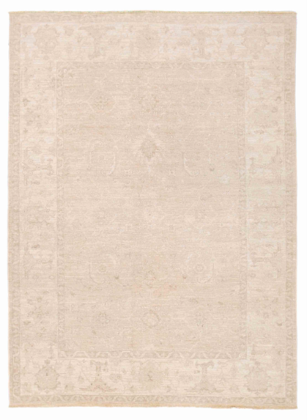 Hand Knotted Serenity Wool Rug - 4' 11" X 7' 0" 4' 11" X 7' 0" (150 X 213) / Ivory / Wool