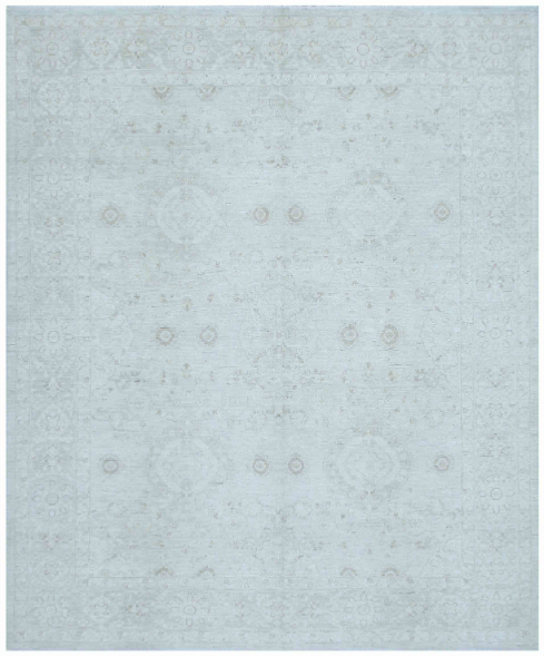 Hand Knotted Serenity Wool Rug - 8' 1" X 9' 9" 8' 1" X 9' 9" (246 X 297) / Ivory / Wool