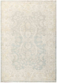 Hand Knotted Serenity Wool Rug - 5' 1" X 7' 3" 5' 1" X 7' 3" (155 X 221) / Grey / Wool