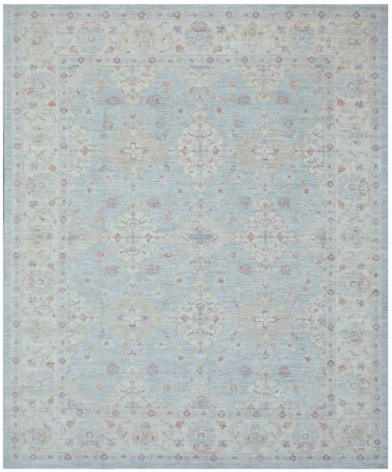 Hand Knotted Serenity Wool Rug - 8' 3" X 10' 1" 8' 3" X 10' 1" (251 X 307) / Silver / Wool