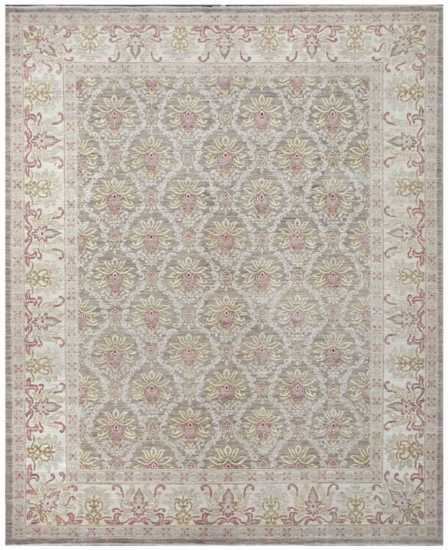 Hand Knotted Serenity Wool Rug - 8' 1" X 9' 9" 8' 1" X 9' 9" (246 X 297) / Green / Wool