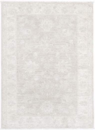 Hand Knotted Serenity Wool Rug - 3' 1" X 4' 2" 3' 1" X 4' 2" (94 X 127) / Grey / Wool